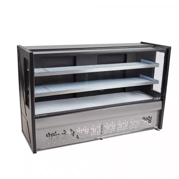 Balcão Refrigerado 2 Placas Frias 1,75m Polar PBR175 2P Preto Platinum – 110v | 220v