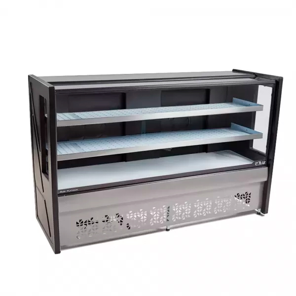 Balcão Refrigerado 2 Placas Frias 1,75m Polar PBR175 2P Preto Platinum – 110v | 220v