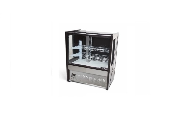 VITRINE CONFEITARIA 0,80M 127V PT - PLATINUM POLAR