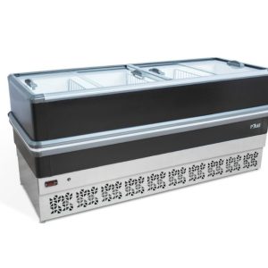 Ilha de Congelados Polar Dupla Ação Vidro Reto 2M LIGHT 220V